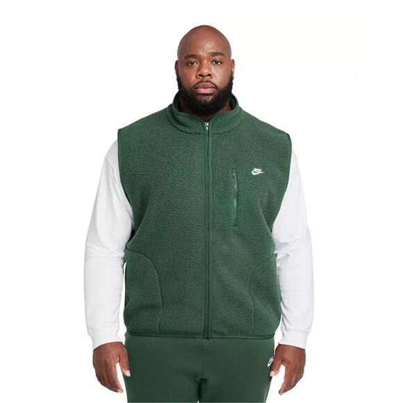 Nike NWT Vest  Sportswear Club Fleece Winterized Zip-Front Vest Fir/White - Picture 6 of 9